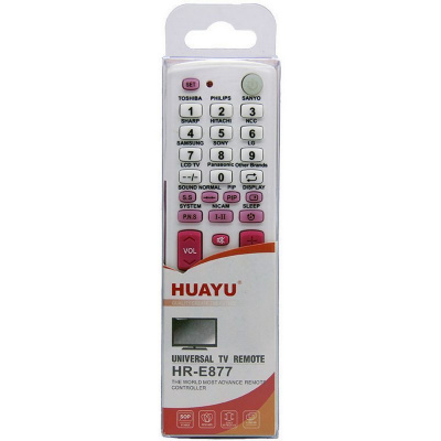 Пульт для телевизора HUAYU HR-E877, универсальный