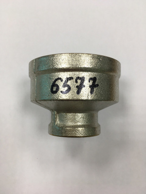 Муфта переходная 1/2" x 1¼", латунная