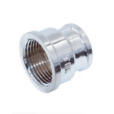 Муфта переходная 3/8" x 1/2", хром