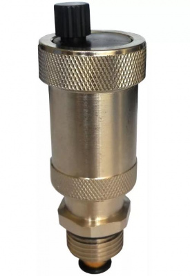 Воздухоотводчик TIM 1/2" автоматический с запорным клапаном (хром)