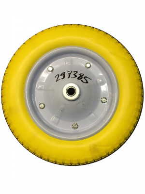 Колесо PU 3,25/3.00-8 D350х16 мм, полиуретан