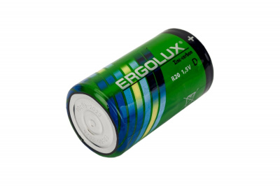 Элемент питания ERGOLUX, D, R20