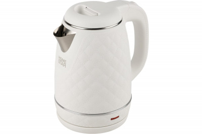 Чайник нержавейка HOMESTAR HS-1007, 1,7 л, 1500 Вт, белый
