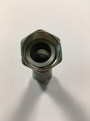 Подводка редукционная из нержавеющей стали сильфонного типа, 3/4", 65-125 мм, гайка/штуцер