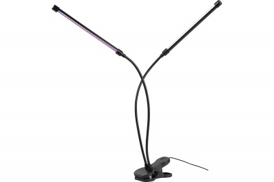 Светильник для растений на прищепке LED ЭРА, 20 Вт, 3000 К, чёрный (FITO-20W-ALED-RB)