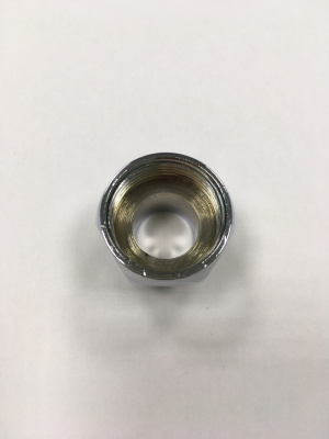 Переходник М22 в. x 1/2" н., хром
