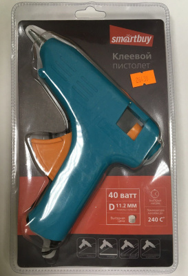 Пистолет клеевой smartbuy SBT-GG-40, Ø стержня 11 мм, 40 Вт