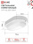 Светильник LED IN HOME СПП МД-1565-ОВАЛ, 15 Вт, 6500 К, 1350 лм, IP65, с микроволновым датчиком Светильник LED IN HOME СПП МД-1565-ОВАЛ, 15 Вт, 6500 К, 1350 лм, IP65, с микроволновым датчиком