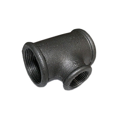 Тройник чугунный переходной DN25x15 (1" x 1/2")