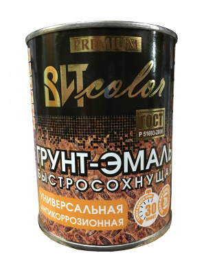 Грунт-эмаль ВИТ color универсальная, зелёная RAL 6005, быстросохнущая, 0,8 кг