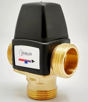 Термостатический смесительный клапан Zeissler 3/4" н.н.н. BL3110C03