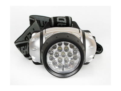 Фонарь налобный ULTRAFLASH LED5353, 3 режима, 19 LED, 3хААА