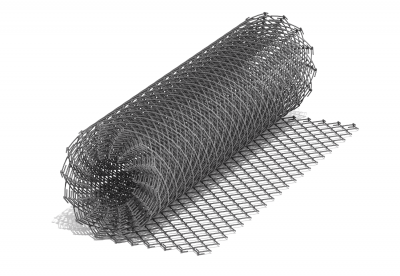 Сетка рабица оцинкованная, 55x55-1,4 мм, ширина 2 м, длина 10 м