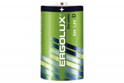Элемент питания ERGOLUX, D, R20