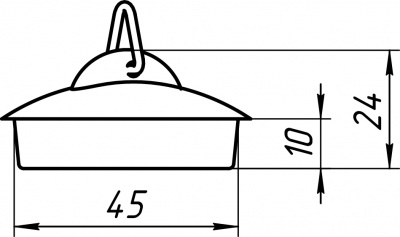 Пробка для сифона 1½"