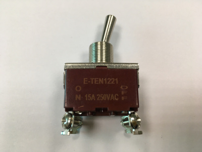 Тумблер KN-201, большой, 250V, 15A  (4c) ON-OFF