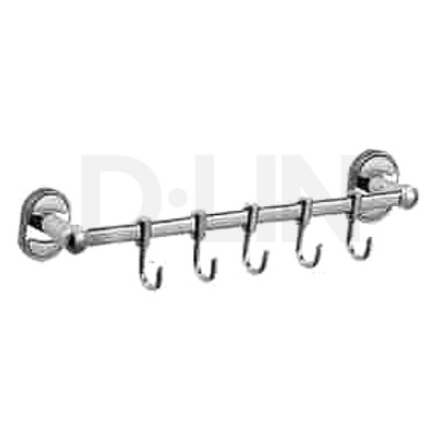 Рейлинг D-lin D288700-5 (5 подвижных крючков)