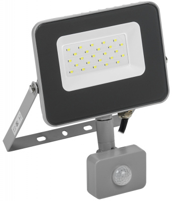 Прожектор LED IEK СДО-7-20Д, 20 Вт, с датчиком движения, IP54
