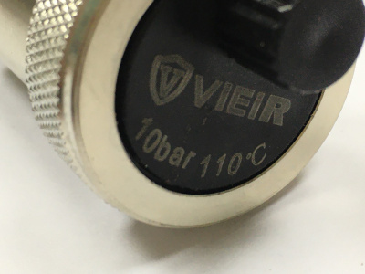 Воздухоотводчик прямой ViEiR 3/8"x1/2", хром