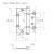 Петля ISPARUS 800-4, без врезки, 100x74x2,5 мм, матовый никель