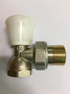 Клапан для радиатора WM 3/4",  ручной, угловой