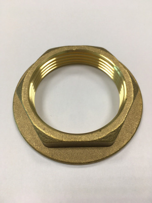 Контргайка 1½", латунная