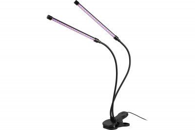 Светильник для растений на прищепке LED ЭРА, 20 Вт, 3000 К, чёрный (FITO-20W-ALED-RB)