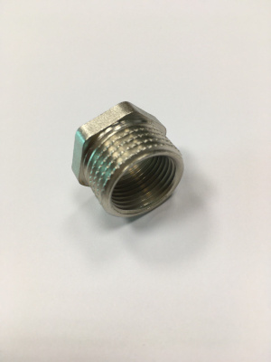 Футорка LD Pride 3/8"в x 1/2"н, латунная