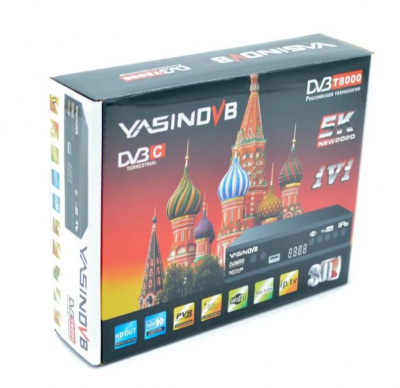 Приставка ТВ (цифровой ресивер) IPTV HD YASINDVB DV3 T8000