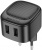 Зарядное устройство сетевое, 2хUSB, 220В, 2,1А, штекер сбоку, чёрное Зарядное устройство сетевое, 2хUSB, 220В, 2,1А, штекер сбоку, чёрное