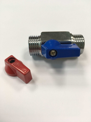 Кран шаровой мини 1/2" наружная резьба