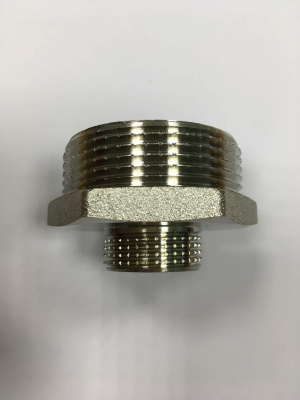 Ниппель переходник 3/4" х 1½", латунный
