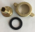 Штуцер с накидной гайкой 3/4", "ёрш" Ø18 мм, латунный