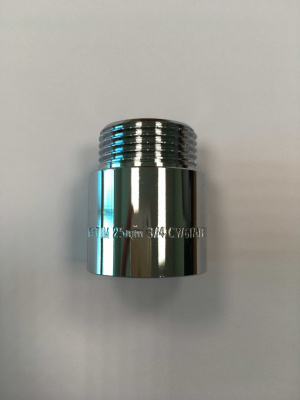 Удлинитель L-25 мм, 3/4", хром