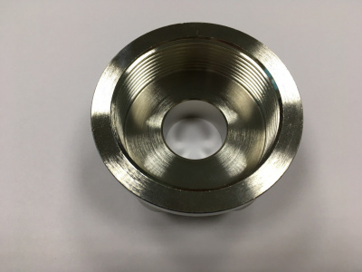 Переходник 1" н. x 2" в., латунный