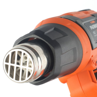 Фен строительный PATRIOT HG215, 2000 Вт, 3 режима 60/80-350/80-600°C, плавная регулировка температуры