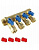 Коллектор м/п TIM 3/4", 4 x 16 мм, краны шаровые