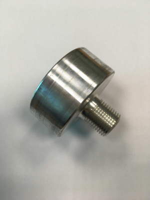 Переходник 60x6 с крупной внутренней резьбой, 1/2" наружная резьба, алюминий