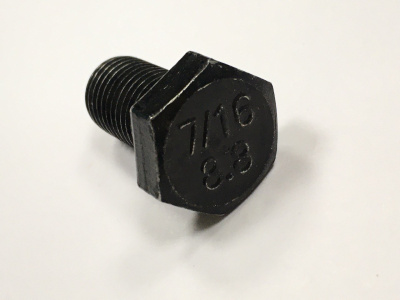 Болт 7/16х20 чёрный (8,8) (автокрепёж)