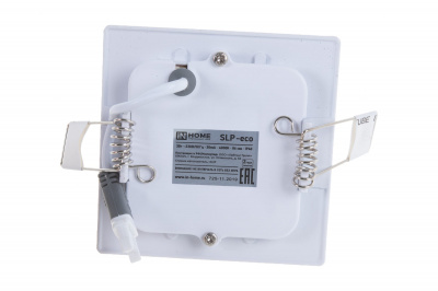 Панель светодиодная IN HOME SLP-eco, 3 Вт, 4000 К, 86х86х23 мм, 420 лм, IP40, квадрат