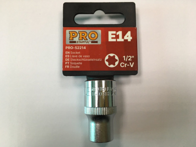 Головка "звёздочка" STARTUL PRO, 1/2", Е14