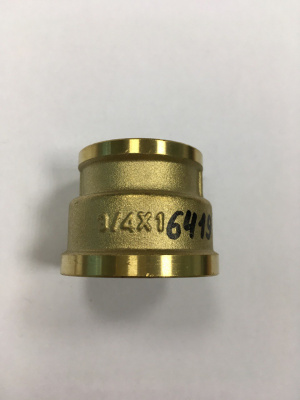 Муфта переходная 3/4" x 1", латунная