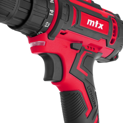 Шуруповёрт аккумуляторный MTX CDS-20, 20 В, 0-1350 об/мин, 40 Нм, Li-Ion, 2,0 Ач, 2 АКБ, зарядное устройство, кейс