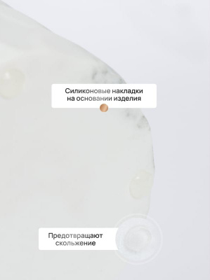 Стакан для зубных щёток FORA "WHITE ROCK" FOR-WRK044, полирезин