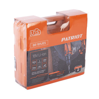 Шуруповёрт аккумуляторный PATRIOT BR 181, UES