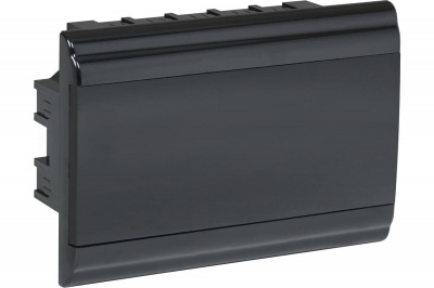 Бокс пластиковый IEK ЩРВ-П-12, IP41, чёрный