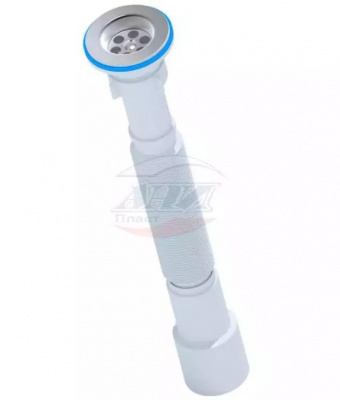 Сифон гофрированный 1¼"x40/50 мм (391-801 мм)
