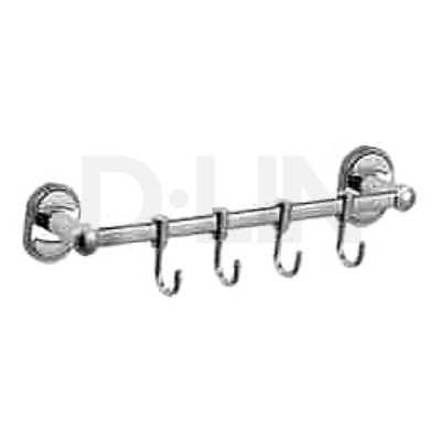 Рейлинг D-lin D288700-4 (4 подвижных крючка)