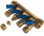 Коллектор м/п TIM 3/4", 4 x 16 мм, краны шаровые Коллектор м/п TIM 3/4", 4 x 16 мм, краны шаровые