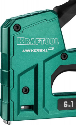 Пистолет скобозабивной KRAFTOOL "Universal HD" 6 в 1, 53 (6-14 мм)/140 (8-14 мм)/13/ 53F/300/500